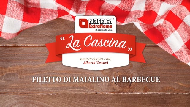 La Cascina La Nordica-Extraflame: le ricette con la cucina a legna -  filetto di maialino al barbecue